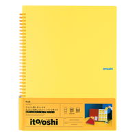 プラス イトオシ ツインリング型ファイル A4 9ポケットタイプ イエロー 91832 1冊