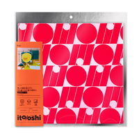 プラス イトオシ うちわケース PP製 片面不透明 ポケット付 レッド 91470 1枚