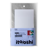 プラス イトオシ チケットケースファイル PP製 クリアー 半透明 91350 1冊