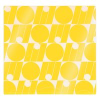 プラス イトオシ うちわケース PP製 片面不透明 ポケット付 イエロー 91472 1セット(1枚×5)