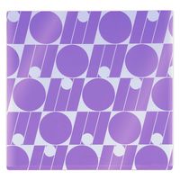 プラス イトオシ うちわケース PP製 片面不透明 ポケット付 パープル 91474 1セット(1枚×5)