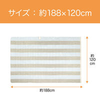 小泉成器 電気毛布(電磁波カット掛敷) KDK75246D 1台