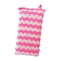 キッチンスポンジ 驚くほどゴシゴシ洗える 極めハードネット キズつきにくい 食器洗い ピンク 1個 まめいた