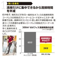 ケルヒャー コードレス背負式クリーナー BVL 3/1 Bp 1.394-303.0 1台