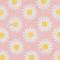 白雪 友禅ふきん 吸水性がよく すぐ乾く 友禅染め かや織りふきん 台拭き 食器拭き マーガレット シェルピンク 1枚