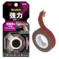 スリーエム(3M) スコッチ 強力両面テープ 自動車外装用 幅15mm×長さ1.5m 1セット（20巻：1巻×20） KCA-15R