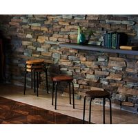 【軒先渡し】桜屋工業 CHERRY RESTAREA スツール C-703 ブラック×ナチュラル 1台（直送品）