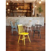 【軒先渡し】桜屋工業 CHERRY RESTAREA チェア ウィンストン ブルー 1台（直送品）