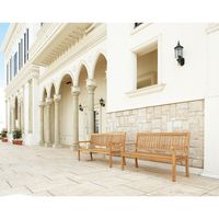 【軒先渡し】桜屋工業 屋外用 ガーデンベンチ ラグーナベンチ180 幅1800mm 1台（直送品）