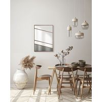 塩川光明堂 ウォールミラー アーバンＢ 幅500×奥行25×高さ700ｍｍ B8649 1枚（直送品）