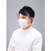 コクヨ フェイスシールド(マスク装着タイプ)10枚入り AS-FSM100-10 1セット(10枚入×10セット)