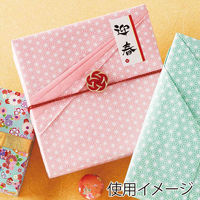 【ケース販売】HEIKO 包装紙 半才 麻紋 さくら 002312732  1ケース(100枚入×10袋 合計1000枚)（直送品）