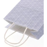 【ケース販売】HEIKO 紙袋 25チャームバッグ 21-12 スクエア グレー 003266723  1ケース(50枚入×6袋)（直送品）