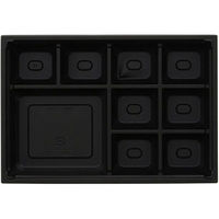 【ケース販売】アクタ ワン折重81Ｘ55H 黒底 004430014 1セット(25枚入Ｘ8袋 合計200枚)（直送品）