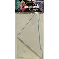 花岡 PartyDeco HーPI ハニカム ダイヤモンド 30 スカイブルー 004924043 1セット(1個入×20パック)（直送品）