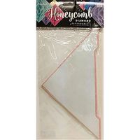 花岡 PartyDeco HーPI ハニカム ダイヤモンド 30 Lピンク 004924039 1セット(1個入×20パック)（直送品）