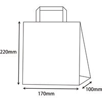 【ケース販売】HEIKO ポリチャームバッグ 平手 17-1 チェッカー 表記入 006632810 1ケース(20枚入×25袋)（直送品）
