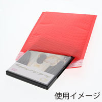 HEIKO 宅配クッションポリ袋　２０ー２７．５　レッド　10枚／袋 007524010 10枚／袋×20袋（直送品）