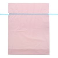 【ケース販売】カクケイ ポリ巾着袋 FK2433 梨地 パステルピンク LL008710037 1ケース(20枚入×10パック)（直送品）