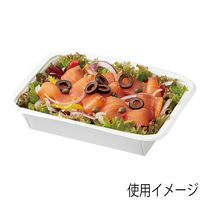 シモジマ HEIKO ペーパーフードコンテナ PFCー650 004490114 1セット(50枚入×10袋 合計500個)（直送品）