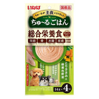 いなば ちゅーるごはん 犬 とりささみ＆緑黄色野菜 総合栄養食（14g×4本）国産 20袋 ちゅ～る ドッグフード 犬用 ウェット おやつ