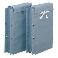 コクヨ 布製図面袋(ひも式)外寸A4 φ6mm 2穴 セ-FZ109 1セット(5枚)