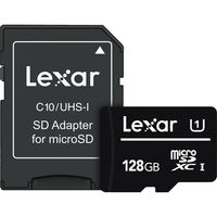 レキサー microSDXC Class10 UHS-I 128GB LMS0C10128G-BNANJ 1個