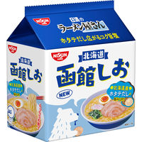 日清食品 日清のラーメン屋さん 函館しお味 5食パック インスタントラーメン 袋麺 1セット（1個（5食入）×6）