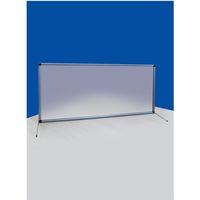 セントラルプロフィックス 飛沫防止用パネル プロテクションパネル 横長半透明タイプ 幅1300×奥行400×高さ650mm CO1365W 1台（直送品）