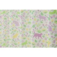 ユニベール サンポダニャン 遮光+レースカーテンセット 2000×2000mm パープル 4548654705927 1セット(4枚入)（直送品）