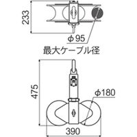 シーソー金車 ISK-CB300 1個 育良精機（直送品）