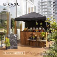 タカショー イージープッシュテント ブラック SHR-C01B 1個（直送品）