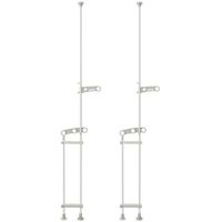 アルミ ベランダ用物干し台スタンドポール ASL-10LG 1箱(２台入) 積水樹脂（直送品）