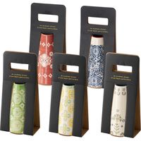 ヘッズ ハンドメイドプリントフラワーベース-7 HNP-FB7 1セット（6個：2個×3パック）（直送品）