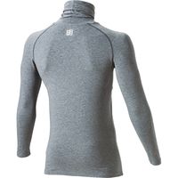 HOOH オーバーネックホットインナー 488-47 杢グレー M 村上被服 1セット（2着入）（直送品）