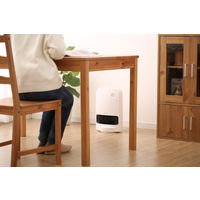 アイリスオーヤマ 大風量 速暖 セラミックファンヒーター 首ふり 人感センサー 1200W ヒーター 足元 JCH-12TDSW1-W ホワイト