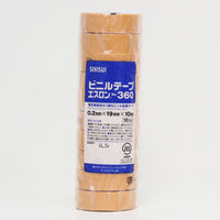 積水マテリアルソリューションズ エスロンテープ No.360 オレンジ 幅19mm×長さ10m V360D1N 1巻