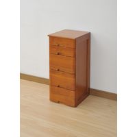 YAMAZEN ミニチェスト5段 MHK-5(OBR)R 1台（直送品）