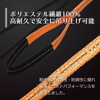 フリーク ベルトスリングE型 使用荷重630kg 幅20mm 長さ0.8m 561416 1本