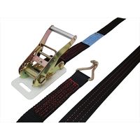 フリーク ラッシングベルト黒 WJフック3ton 幅50mm×長さ1+7m 561577 1本（直送品）