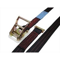 フリーク ラッシングベルト黒 レール2ton 幅50mm×長さ0.5+5m 561585 1本（直送品）