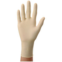 帝人フロンティア ラテックスグローブ パウダーフリー Mサイズ LTX-PF590-M 1箱（100枚入）（使い捨てグローブ）