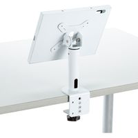 サンワサプライ 10.2インチiPad用 卓上スタンド クランプ式 幅210×奥行150×高さ310mm CR-LASTIP28W 1台（直送品）