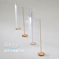 【車上渡し】ホーショー エチケットウインド ewシリーズ Sライン(4ボード) 幅1800×奥行133×高さ700mm （飛沫防止） 1台（直送品）