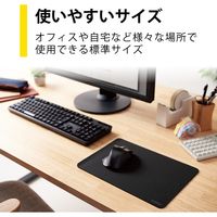 エレコム シンプルマウスパッド/ワイドサイズ/ブラック MP-BF01BK 1個