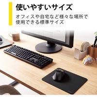 エレコム シンプルマウスパッド/標準サイズ/ブラック MP-BF02BK 1個（直送品）