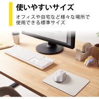 マウスパッド 標準サイズ スムースクロス採用 シンプルデザイン グレー MP-BF02GY エレコム 1個（直送品）