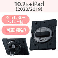 iPad 2020年モデル/2019年モデル 10.2インチ ケース スタンド ブラック TB-A19RHVHBK エレコム 1個