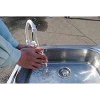 アオヤギコーポレーション ステンレス簡易簡易流し台 蛇口付 ASN-601 1台