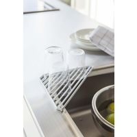 山崎実業 シンクコーナーラック タワー ホワイト 772504 1個（直送品）